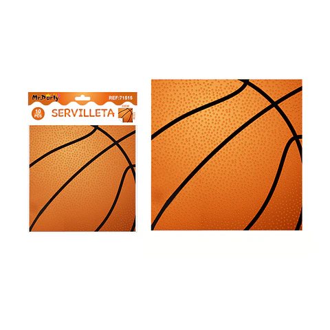 Servilletas básquetbol 33*33cm 10pcs