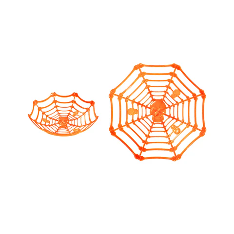 Plato de frutas de telaraña naranja 28*8.3cm