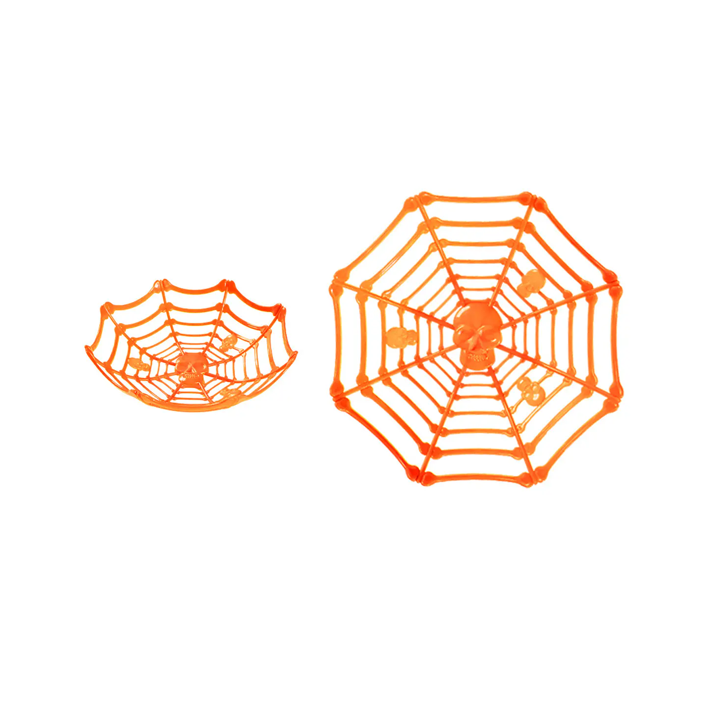Plato de frutas de telaraña naranja 28*8.3cm 1