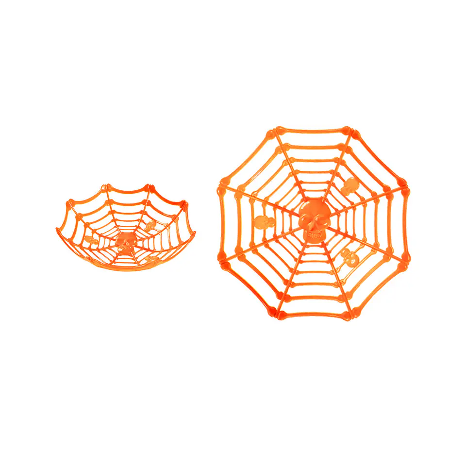 Plato de frutas de telaraña naranja 28*8.3cm 1