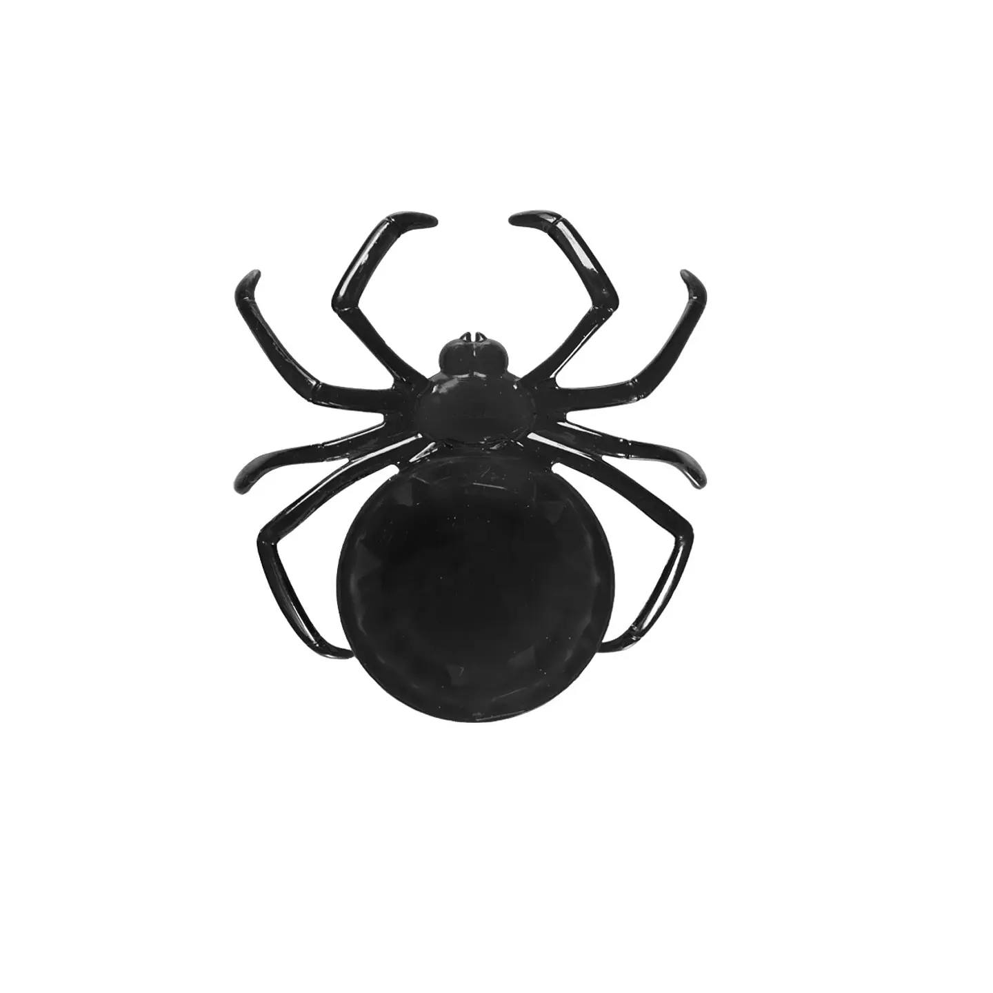 Plato de araña negro 23.5*22.5cm 1