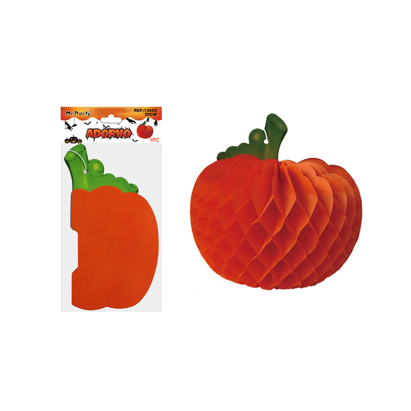 Bola de papel de calabaza 20cm 1