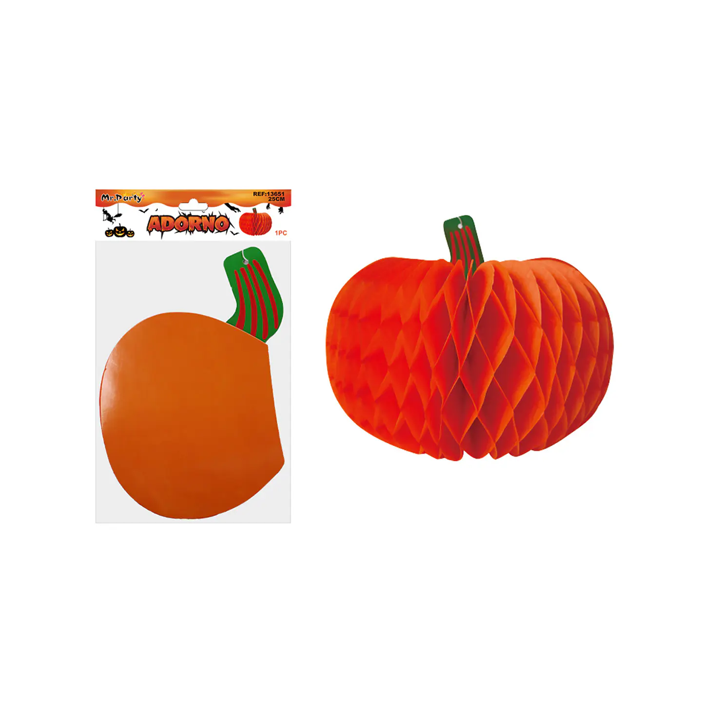 Bola de papel de calabaza 25cm 1