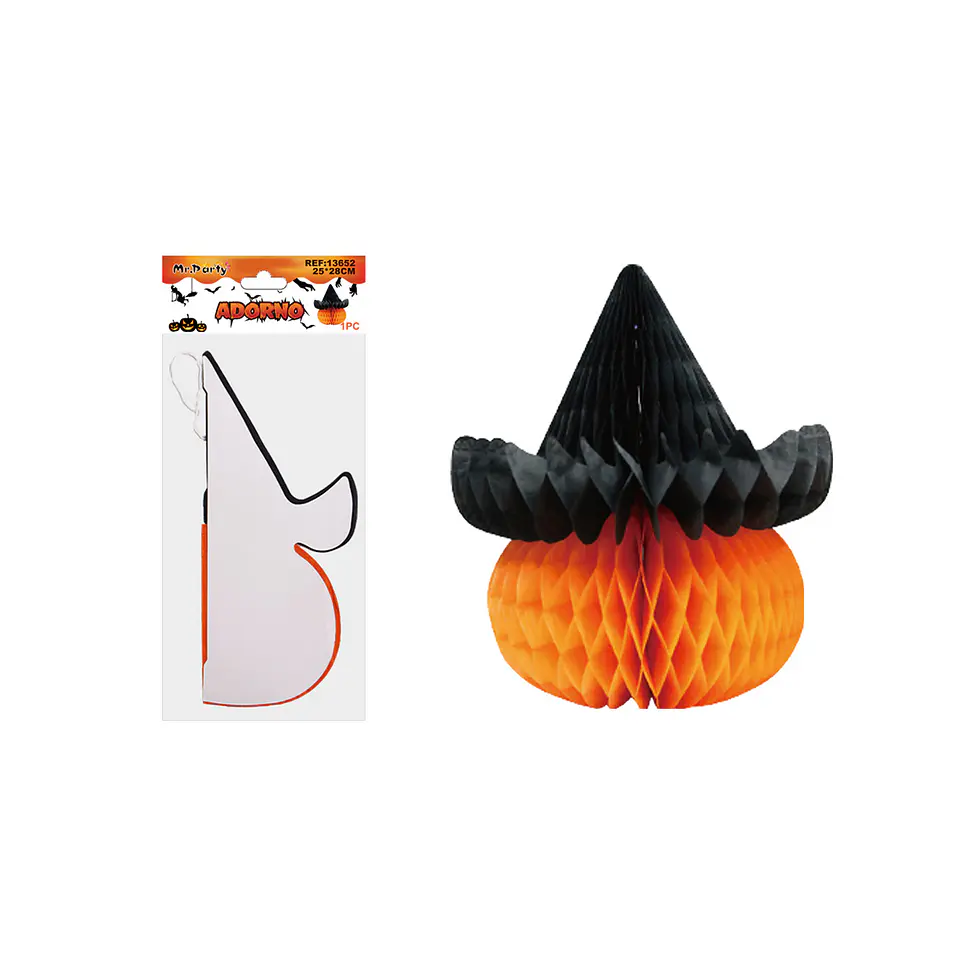 Bola de papel de calabaza con sombrero 25cm*28cm 1