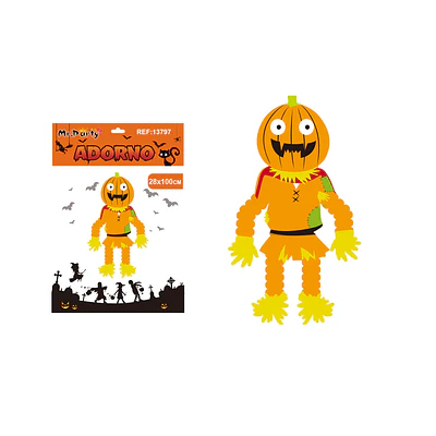 Adorno colgante Halloween calabaza 28*100cm