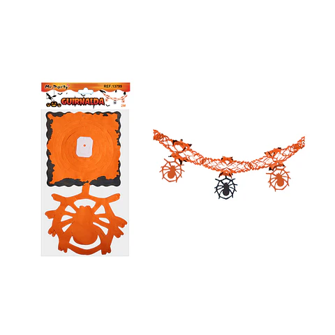 Guirnalda Halloween araña 2M
