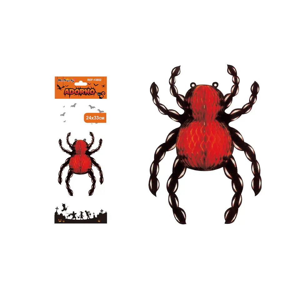 Adorno colgante Halloween araña 24*33cm 1