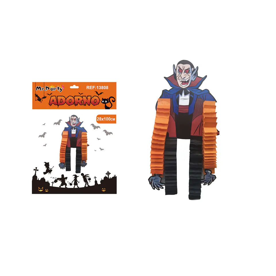 Adorno colgante figura vampiro Halloween 28*100cm 1