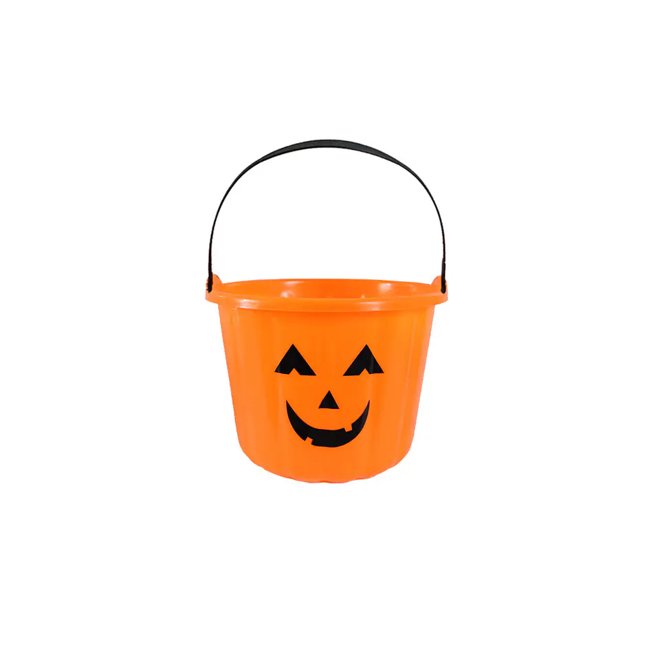 Cubo de calabaza naranja Halloween 23*18cm 1
