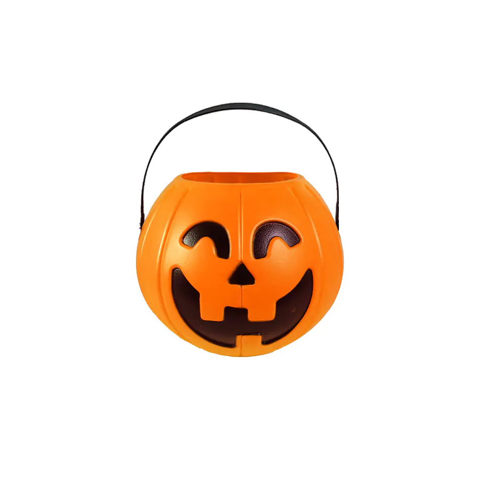 Cubo de calabaza naranja Halloween 16*14cm 1