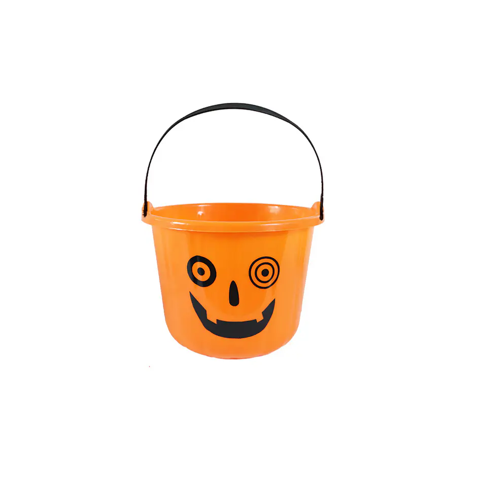 Cubo de calabaza naranja Halloween 19*15cm 1