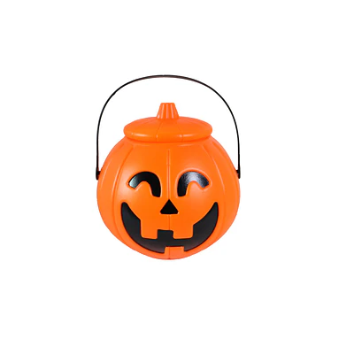 Cubo de calabaza naranja Halloween 16*14cm