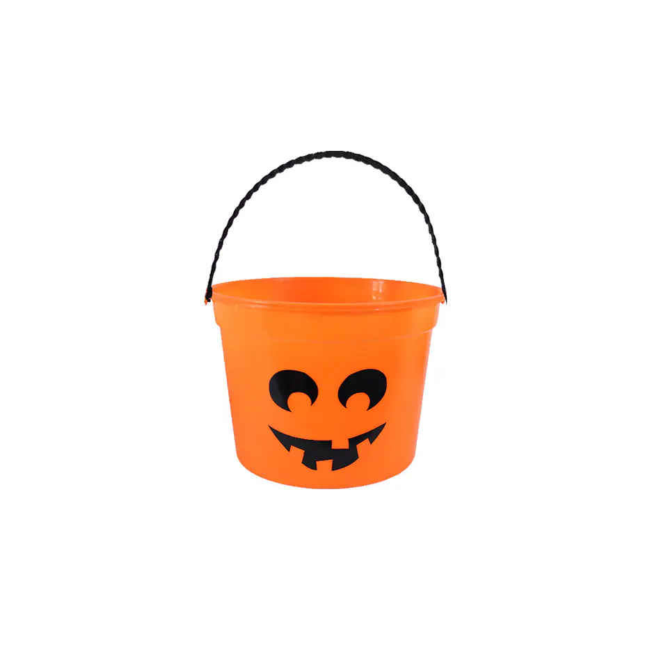 Cubo de calabaza naranja Halloween 20*14.5cm 1