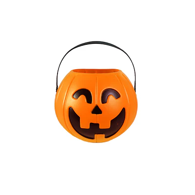 Cubo de calabaza naranja Halloween 11*8.5cm
