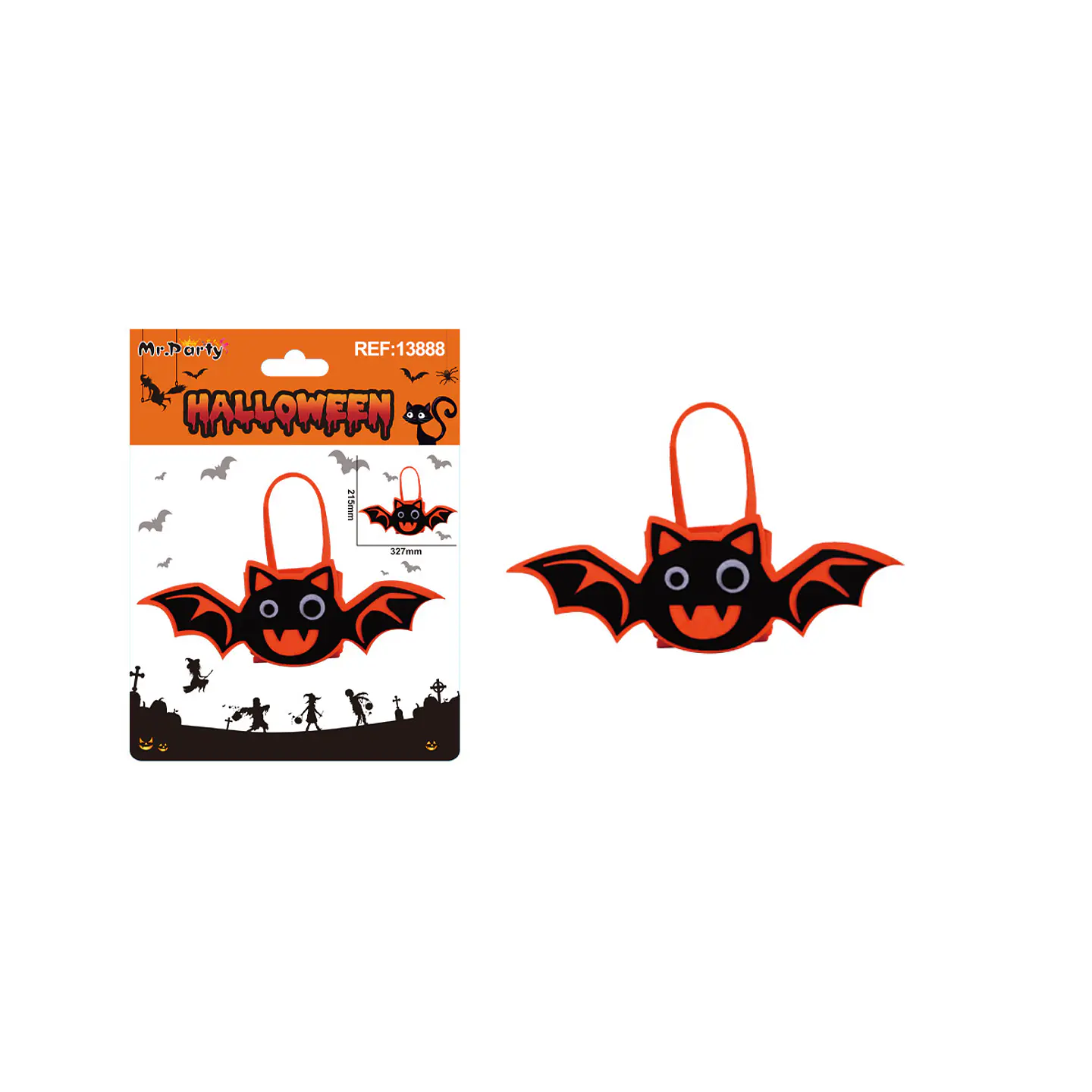 Bolsa para dulces DIY Halloween 19*25cm 1
