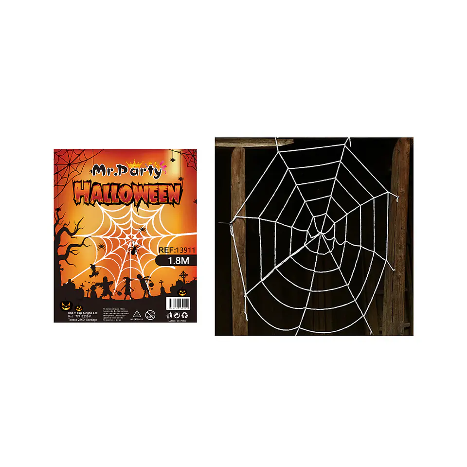 Telaraña Halloween 1.8M 1