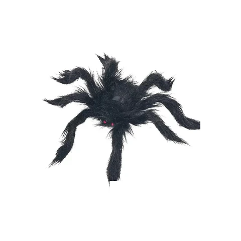 Araña negra Halloween 30cm