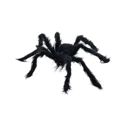 Araña negra Halloween 50cm