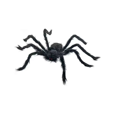 Araña negra Halloween 75cm