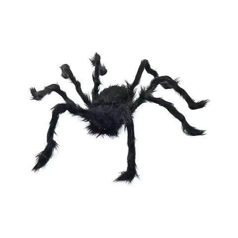 Araña negra Halloween 90cm