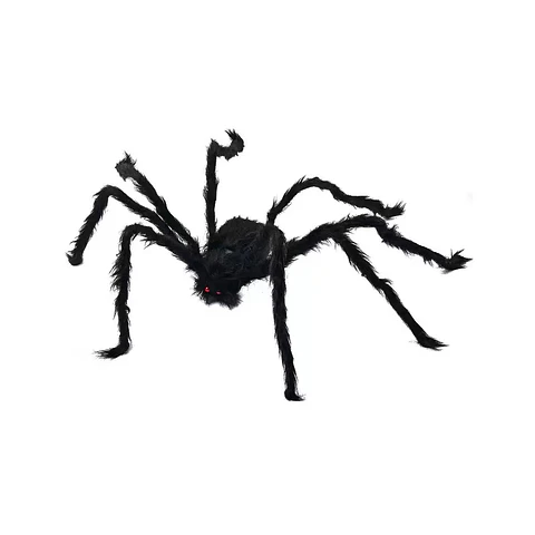Araña negra Halloween 125cm