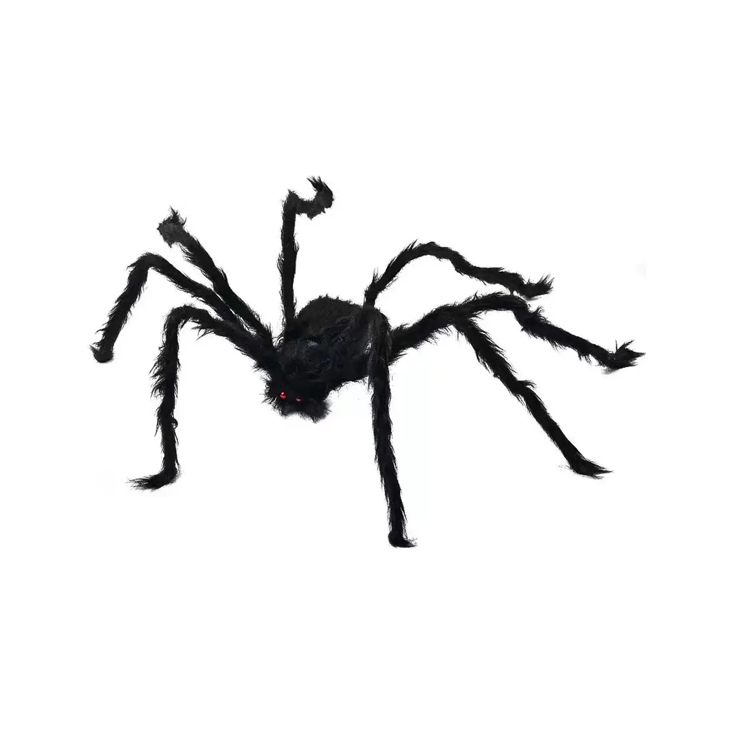 Araña negra Halloween 125cm 1
