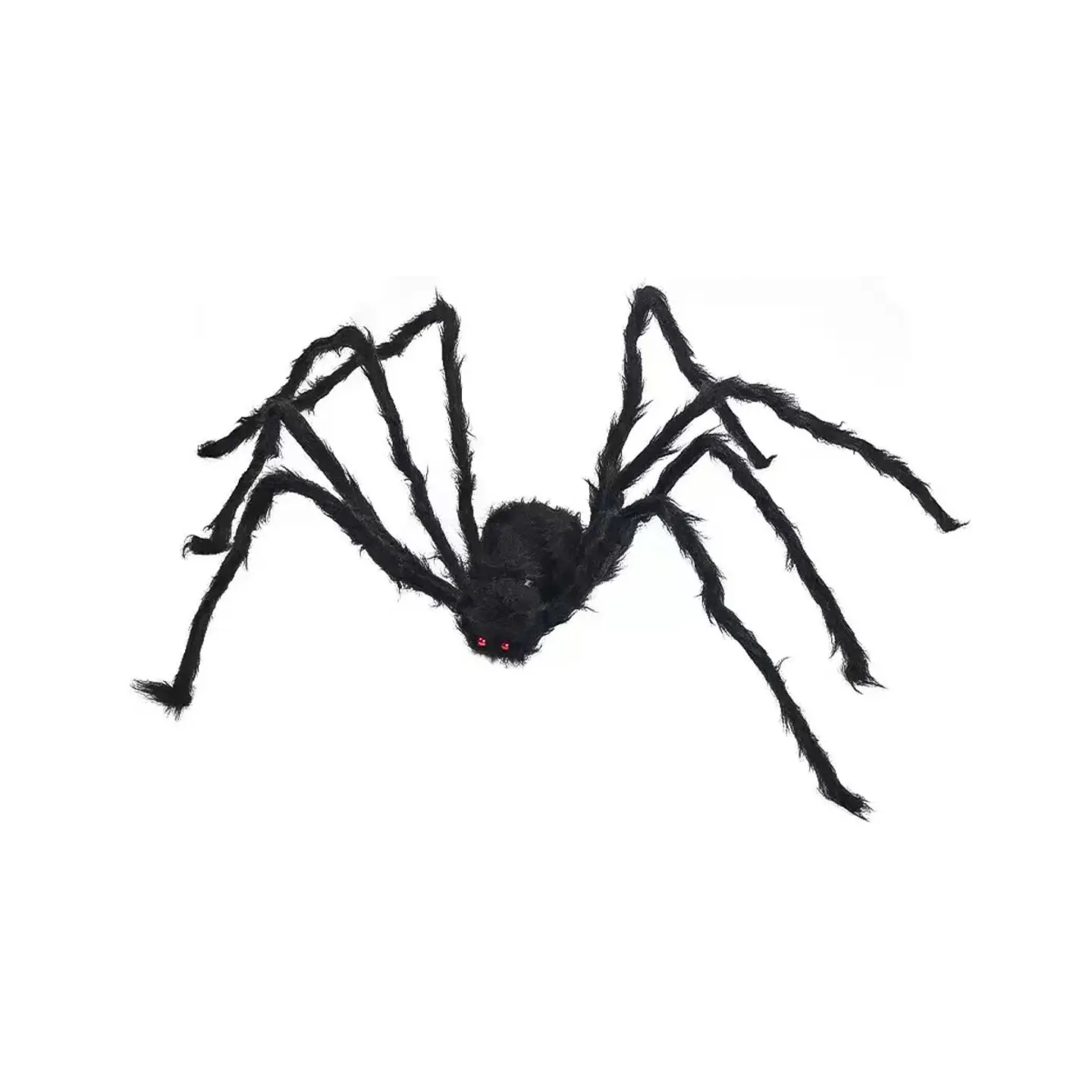 Araña negra Halloween 150cm 1