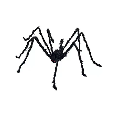 Araña negra Halloween 200cm