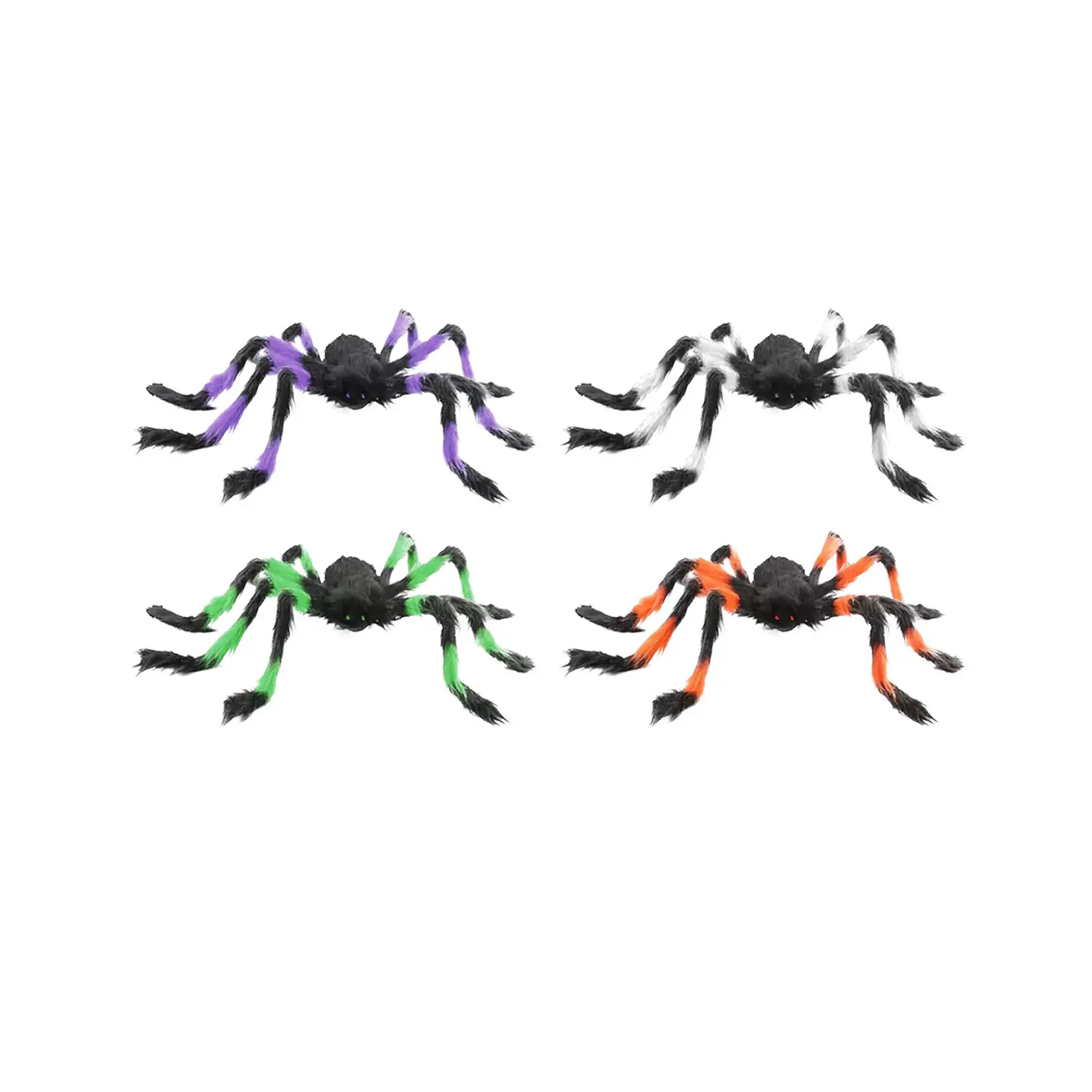 Araña de colores Halloween 125cm Color Aleatorio 1