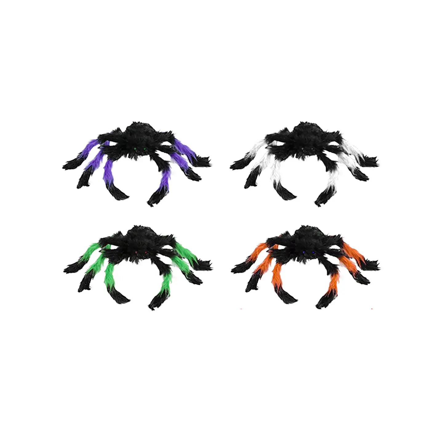 Araña de colores Halloween 75cm Color Aleatorio 1