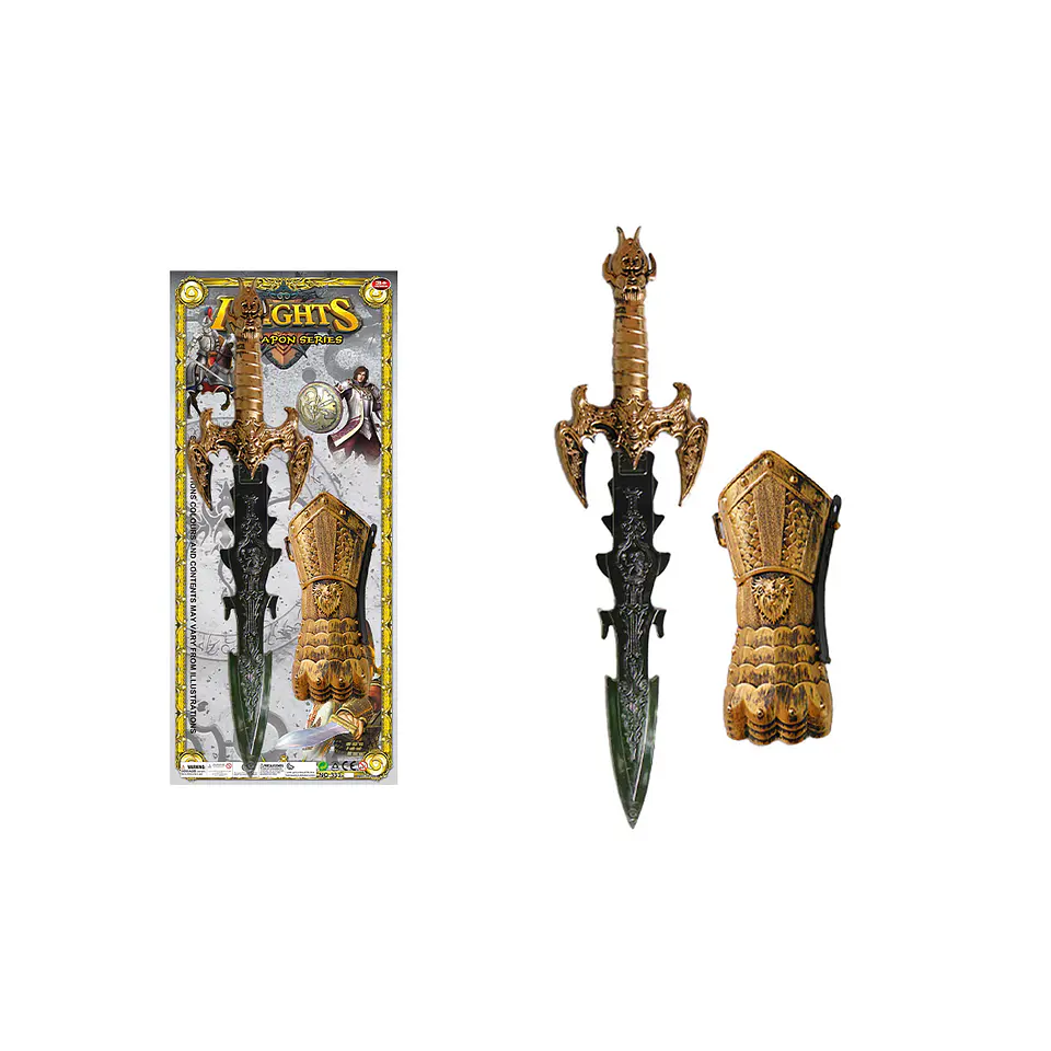 Espada y protector brazo Halloween 1