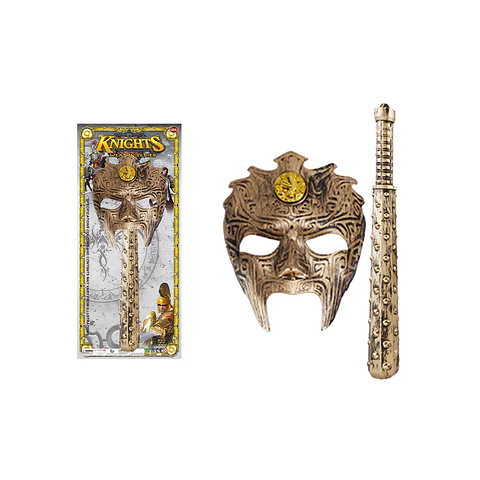 Máscara y garrote de Halloween