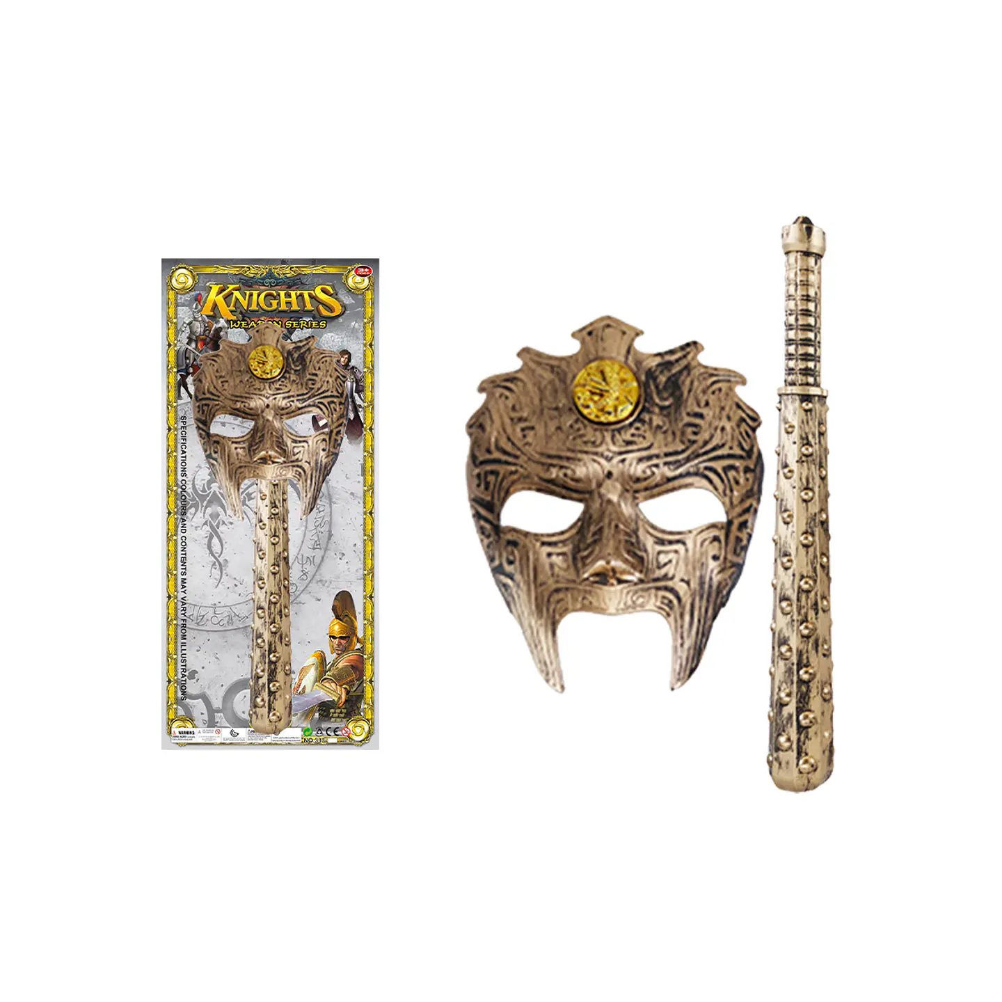 Máscara y garrote de Halloween 1
