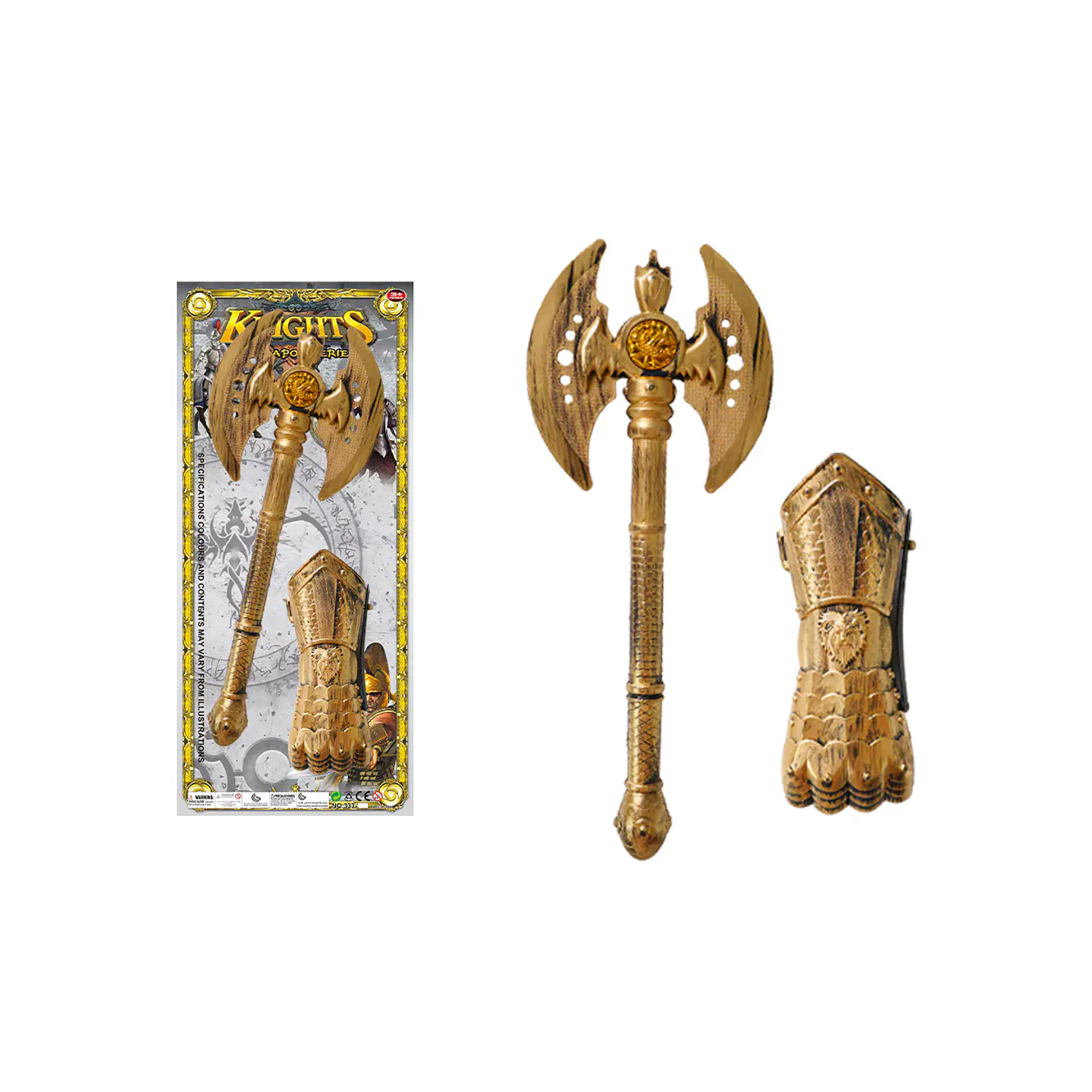 Hacha y protector brazo Halloween 1