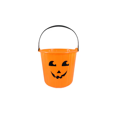 Cubo de calabaza naranja Halloween 18*17cm