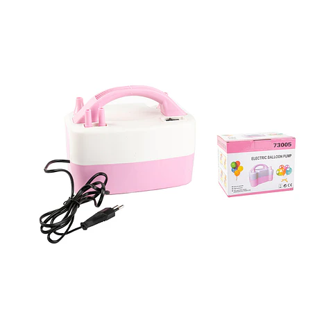 Inflador eléctrico rosado de globos 220V