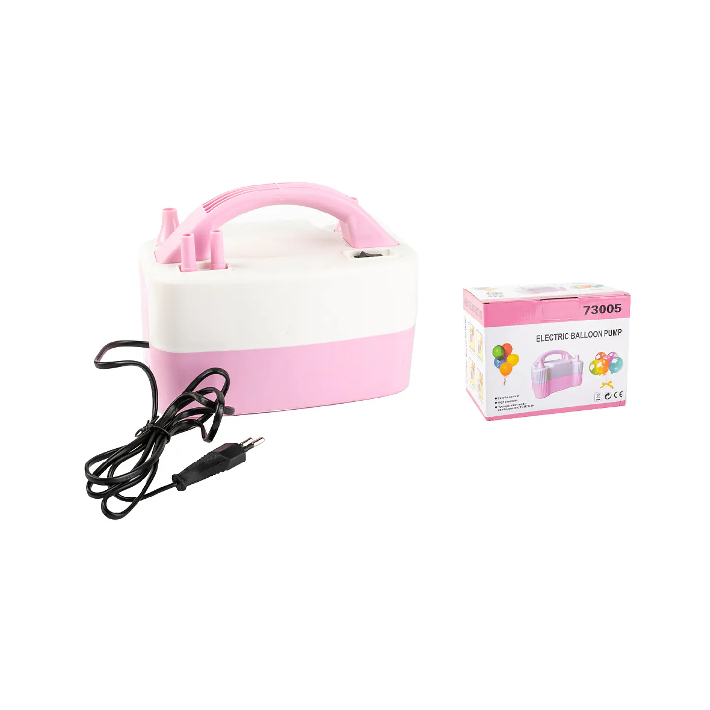 Inflador eléctrico rosado de globos 220V 1