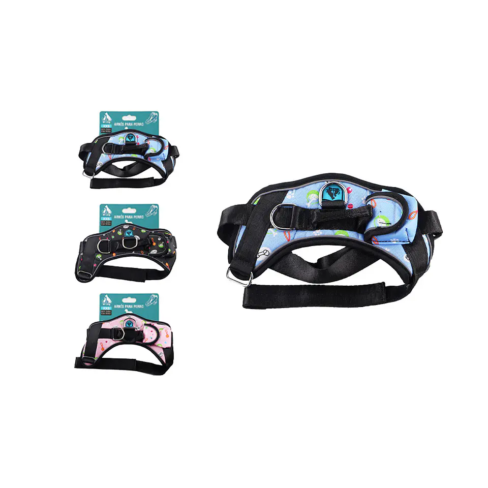 Arnés K9 equipado para mascotas talla M 13-22kg Color Aleatorio 2