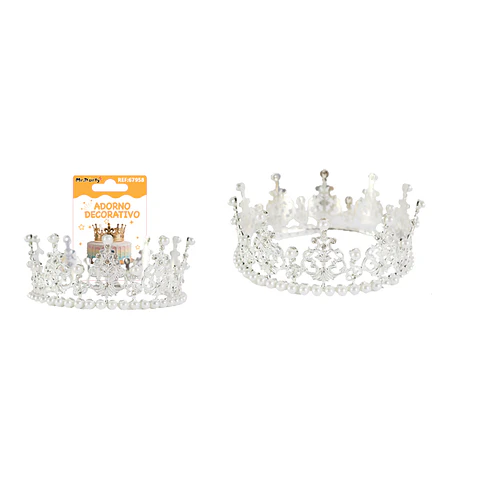Corona de princesa aleación diamantes 14*5.8*16cm