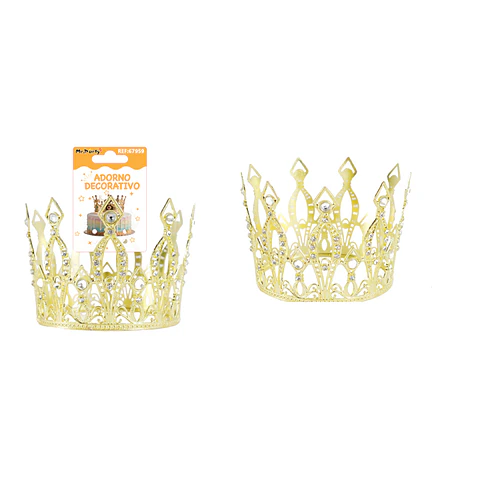 Corona de princesa aleación diamantes 11*9.5*13.5cm