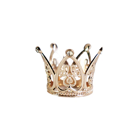 Corona mini de princesa aleación diamantes 3.3*3.5cm