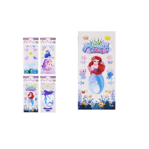 Bolsa para dulces sirena 12.5*27cm 12pcs Diseño Aleatorio