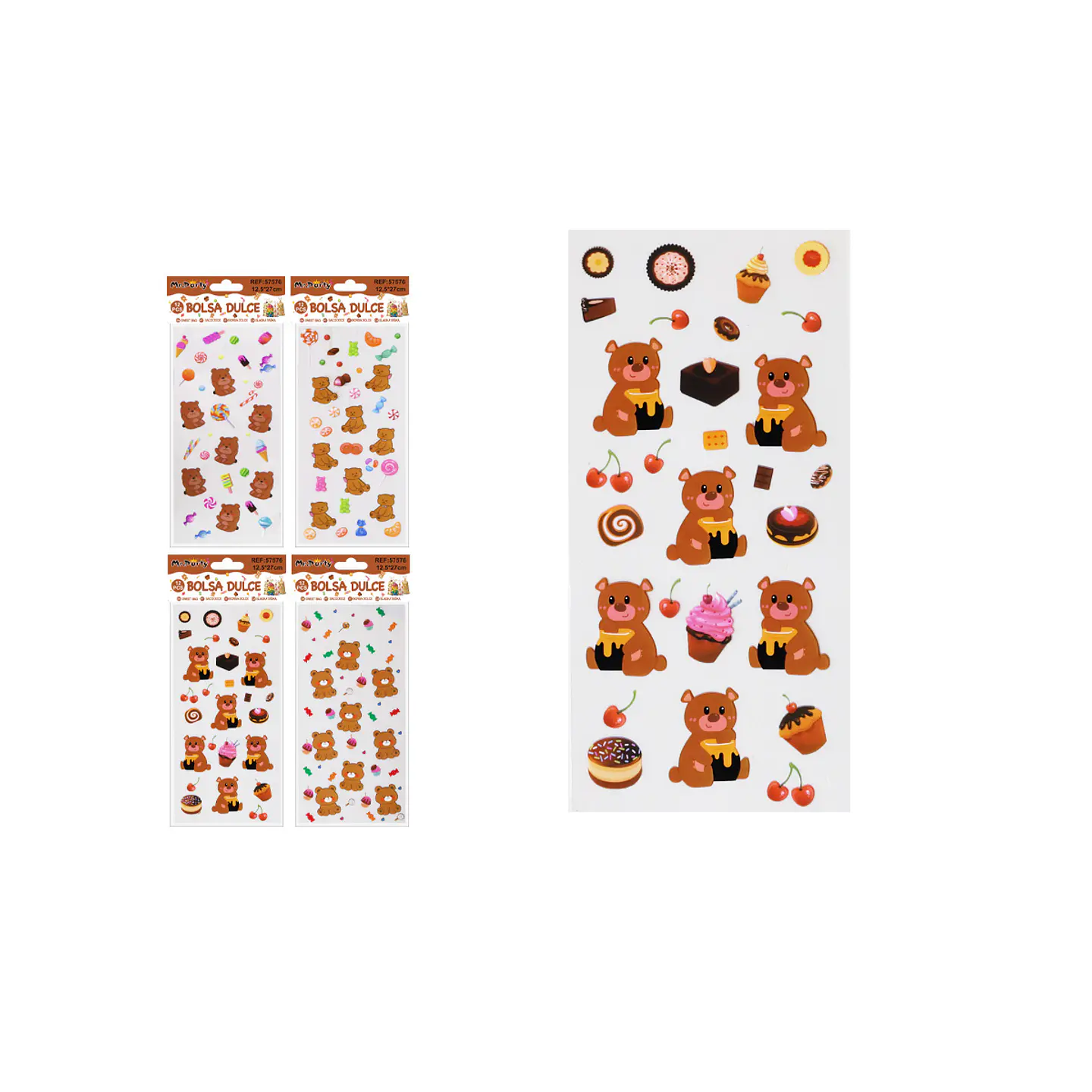 Bolsa para dulces 12.5*27cm 12pcs Diseño Aleatorio 1
