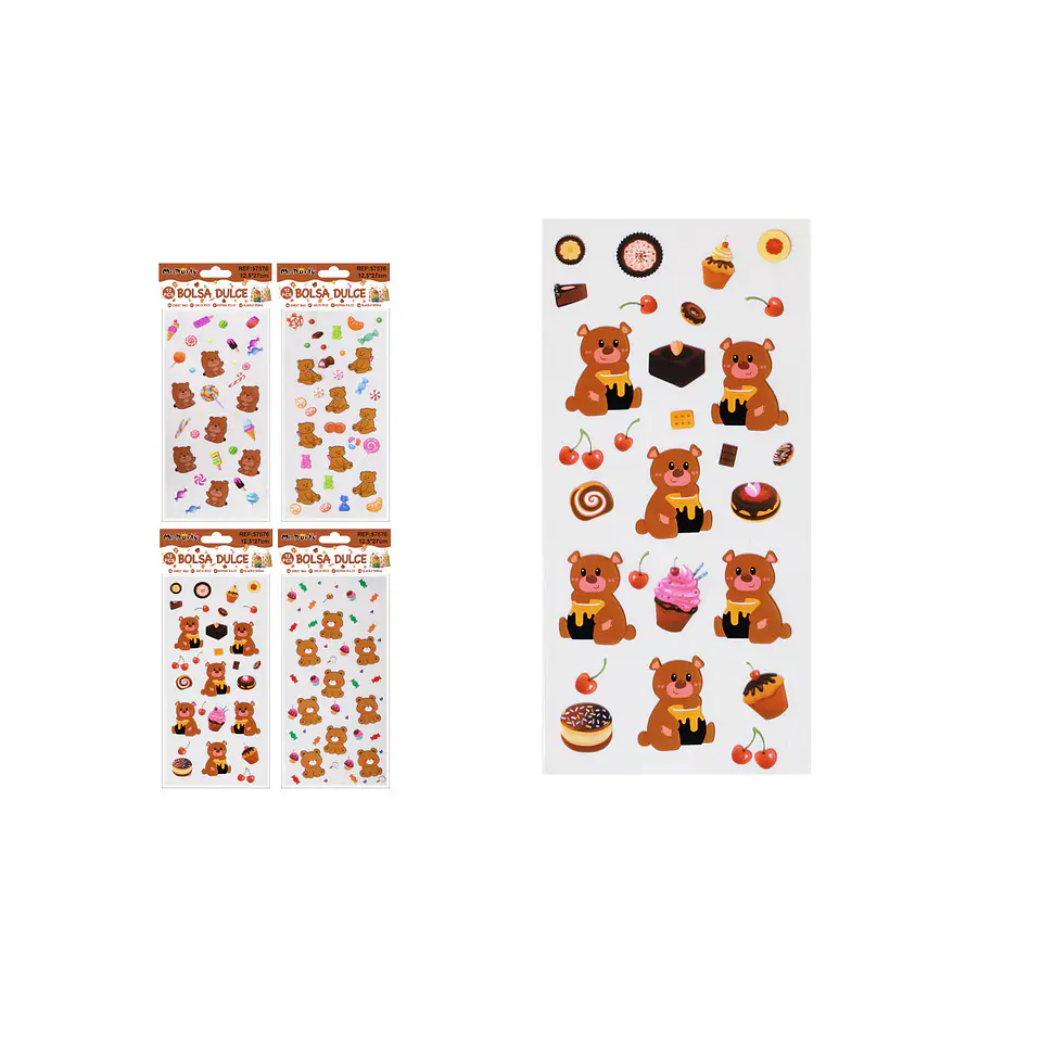 Bolsa para dulces 12.5*27cm 12pcs Diseño Aleatorio 1