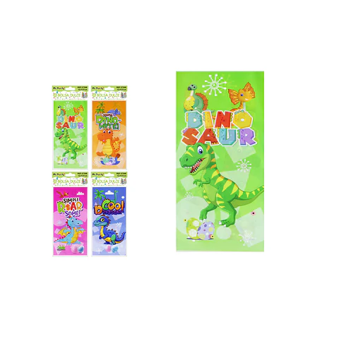 Bolsa para dulces dinosaurio 12.5*27cm 12pcs Diseño Aleatorio