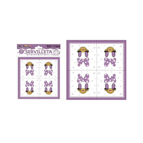 Servilletas con Minnie 33*33cm 10pcs