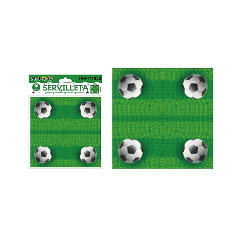 Servilletas de fútbol 33*33cm 10pcs