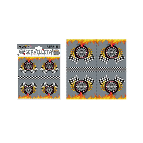 Servilletas de carreras 33*33cm 10pcs
