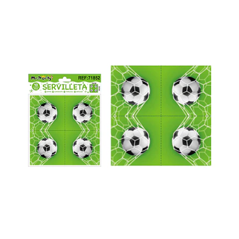 Servilletas de fútbol 33*33cm 10pcs