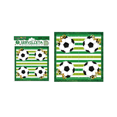 Servilletas de fútbol 33*33cm 10pcs